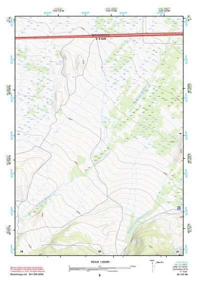 40110NE Page 8 Kings Peak Topo Preview 1