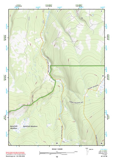 40110NE Page 13 Kings Peak Topo Preview 1
