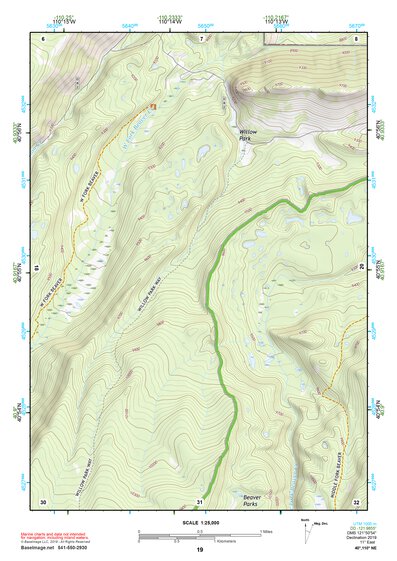 40110NE Page 19 Kings Peak Topo Preview 1