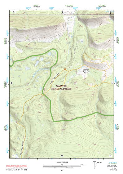 40110NE Page 20 Kings Peak Topo Preview 1