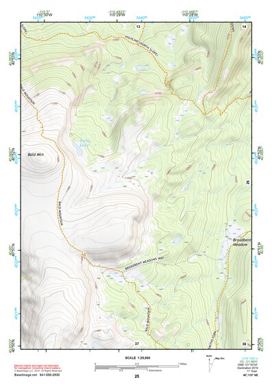 40110NE Page 25 Kings Peak Topo Preview 1
