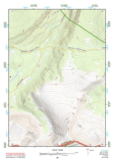 40110NE Page 30 Kings Peak Topo Preview 1