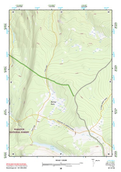 40110NE Page 35 Kings Peak Topo Preview 1
