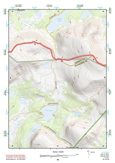 40110NE Page 45 Kings Peak Topo Preview 1