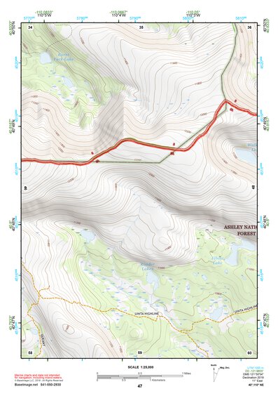 40110NE Page 47 Kings Peak Topo Preview 1