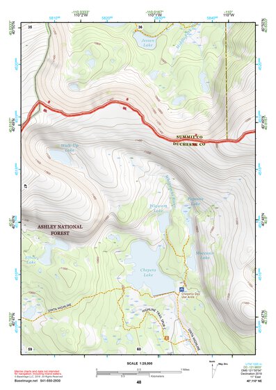40110NE Page 48 Kings Peak Topo Preview 1