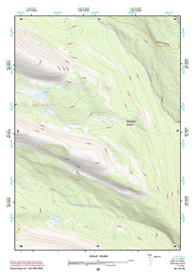 40110NE Page 55 Kings Peak Topo Preview 1