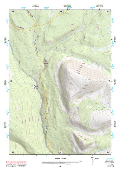40110NE Page 56 Kings Peak Topo Preview 1