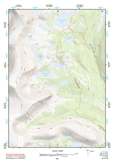 40110NE Page 61 Kings Peak Topo Preview 1