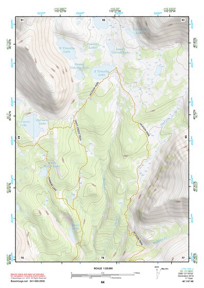 40110NE Page 64 Kings Peak Topo Preview 1