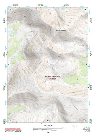 40110NE Page 65 Kings Peak Topo Preview 1