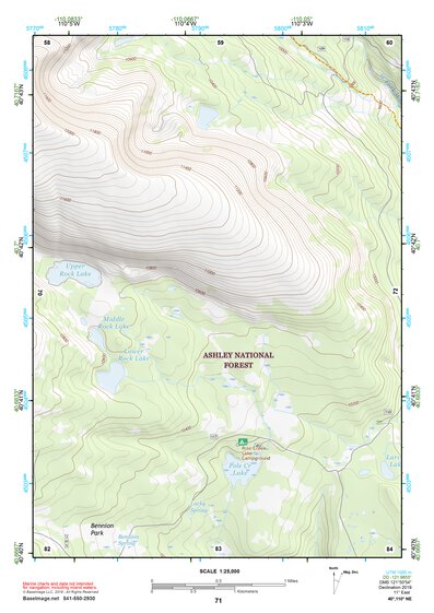 40110NE Page 71 Kings Peak Topo Preview 1