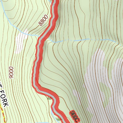 40110NE Page 72 Kings Peak Topo Preview 2