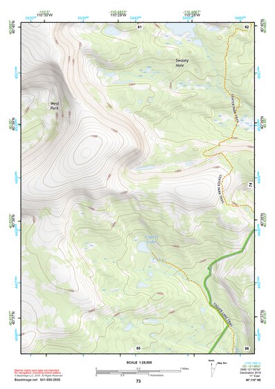 40110NE Page 73 Kings Peak Topo Preview 1