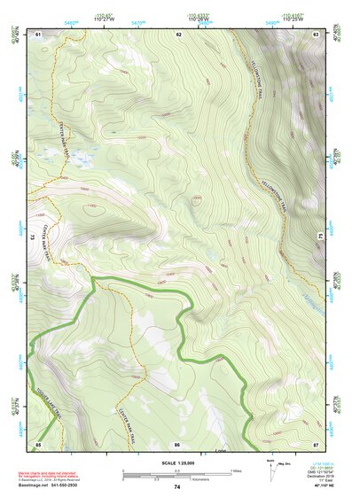 40110NE Page 74 Kings Peak Topo Preview 1