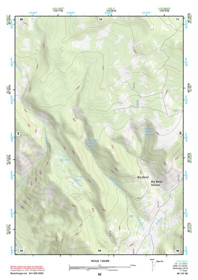 40110NE Page 82 Kings Peak Topo Preview 1