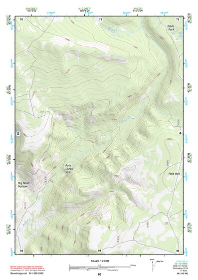 40110NE Page 83 Kings Peak Topo Preview 1