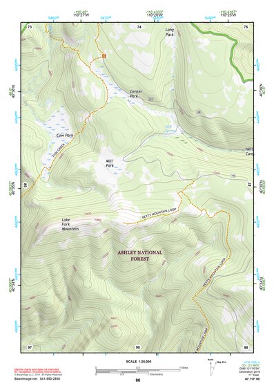 40110NE Page 86 Kings Peak Topo Preview 1