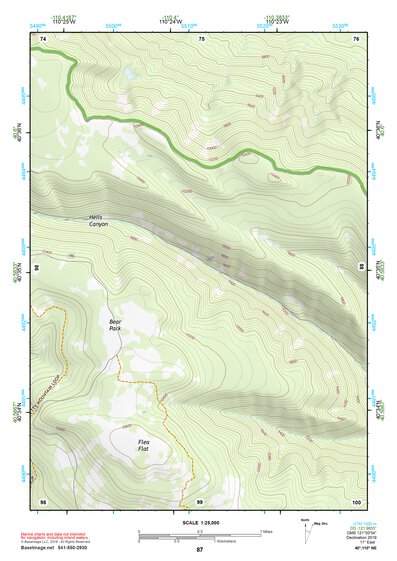40110NE Page 87 Kings Peak Topo Preview 1
