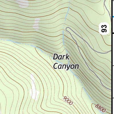 40110NE Page 92 Kings Peak Topo Preview 3