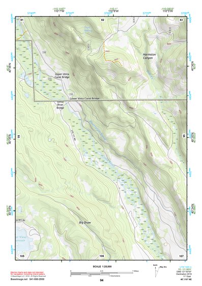 40110NE Page 94 Kings Peak Topo Preview 1