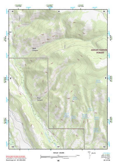 40110NE Page 95 Kings Peak Topo Preview 1