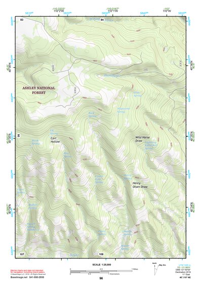 40110NE Page 96 Kings Peak Topo Preview 1