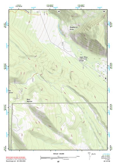 40110NE Page 97 Kings Peak Topo Preview 1