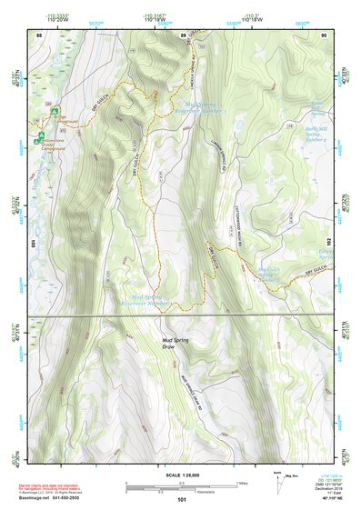 40110NE Page 101 Kings Peak Topo Preview 1