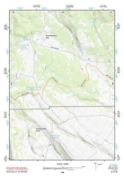 40110NE Page 102 Kings Peak Topo Preview 1