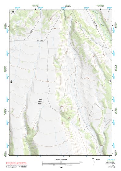 40110NE Page 106 Kings Peak Topo Preview 1