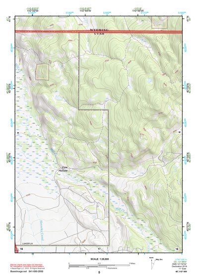 40110NW Page 5 Kings Peak Topo Preview 1