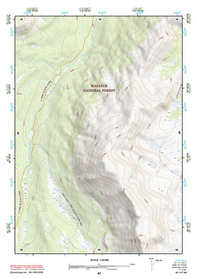 40110NW Page 47 Kings Peak Topo Preview 1