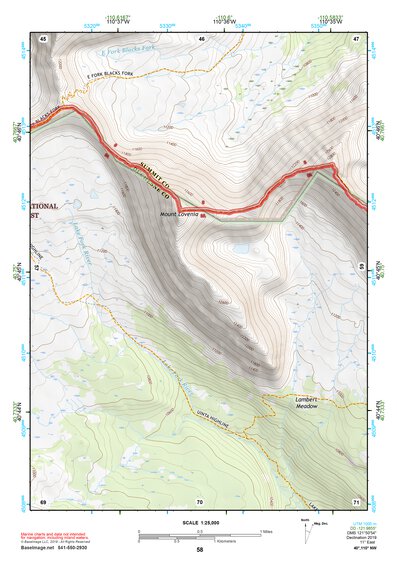 40110NW Page 58 Kings Peak Topo Preview 1