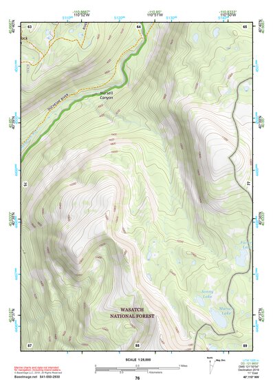 40110NW Page 76 Kings Peak Topo Preview 1