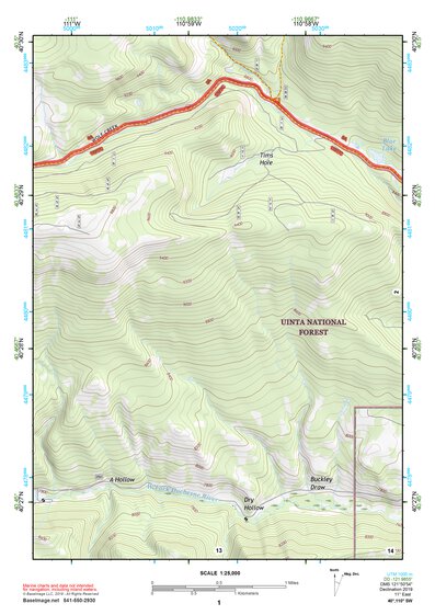 40110SW Page 1 Duchesne Topo Preview 1