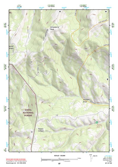 40110SW Page 97 Duchesne Topo Preview 1