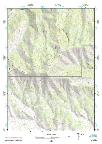 40110SW Page 100 Duchesne Topo Preview 1