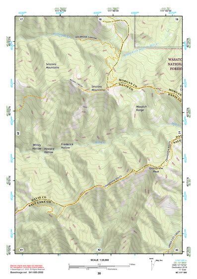 40111NW Page 30 Salt Lake City Topo Preview 1