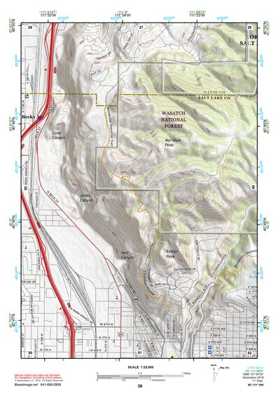 40111NW Page 39 Salt Lake City Topo Preview 1