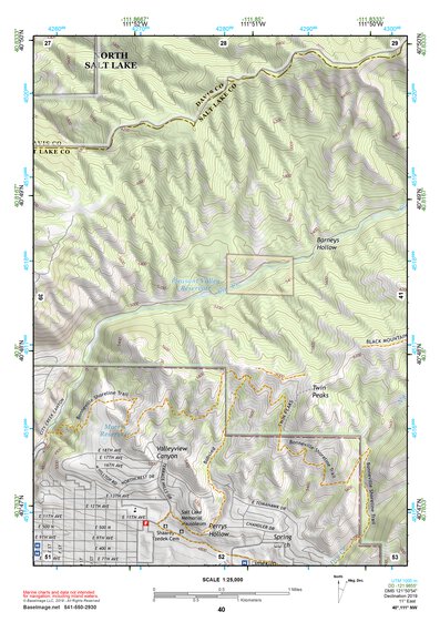 40111NW Page 40 Salt Lake City Topo Preview 1