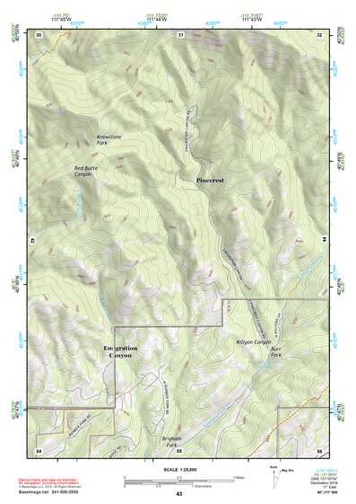 40111NW Page 43 Salt Lake City Topo Preview 1