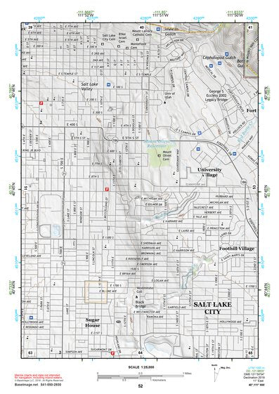 40111NW Page 52 Salt Lake City Topo Preview 1