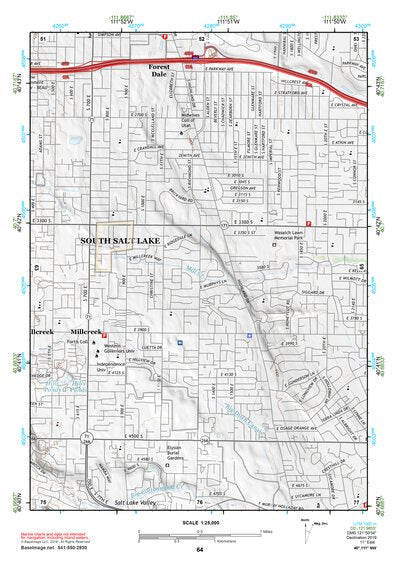 40111NW Page 64 Salt Lake City Topo Preview 1