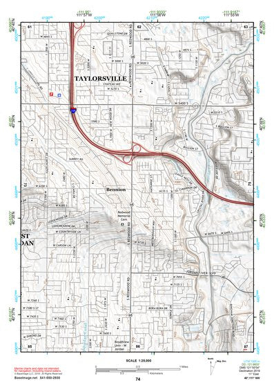 40111NW Page 74 Salt Lake City Topo Preview 1