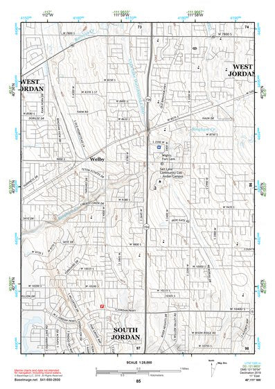 40111NW Page 85 Salt Lake City Topo Preview 1