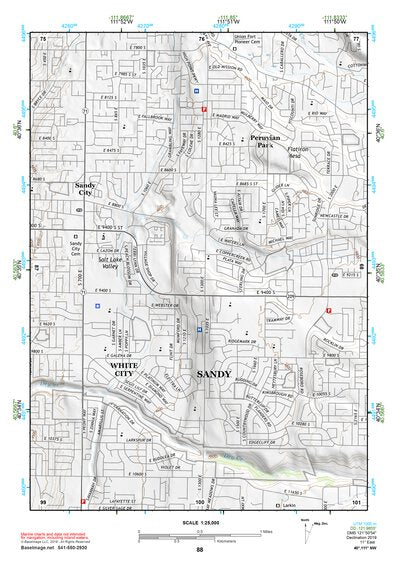 40111NW Page 88 Salt Lake City Topo Preview 1