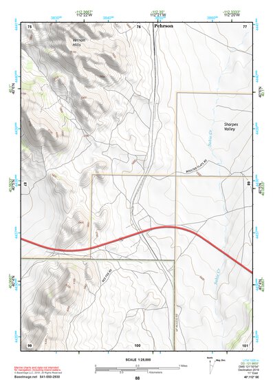 40112SE Page 88 Rush Valley Topo Preview 1
