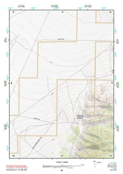 40112SE Page 91 Rush Valley Topo Preview 1