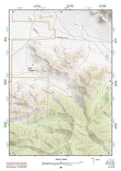 40112SE Page 92 Rush Valley Topo Preview 1